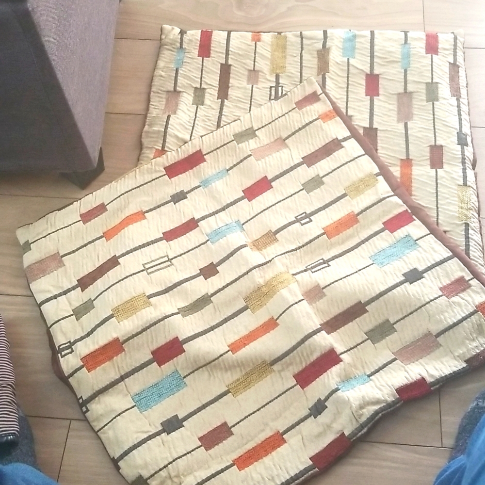 Spencer Enterprises Abstract Pillow Covers Pair